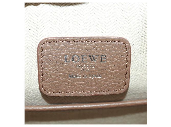 Borsa Cruz Loewe in pelle stampata media Marrone - vista 6