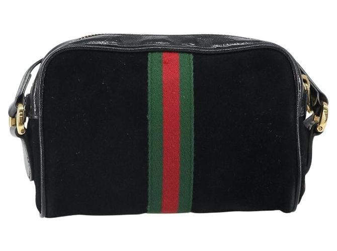 Gucci Ophidia Suede Mini Nero - vista 2