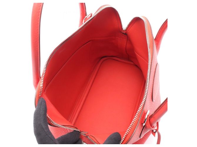 Borsa Hermès Bolide 31 rossa Rosa Rosso - vista 3