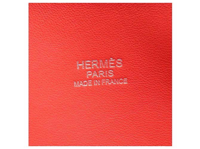 Borsa Hermès Bolide 31 rossa Rosa Rosso - vista 4