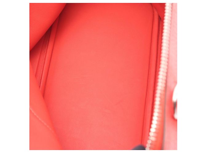 Borsa Hermès Bolide 31 rossa Rosa Rosso - vista 6
