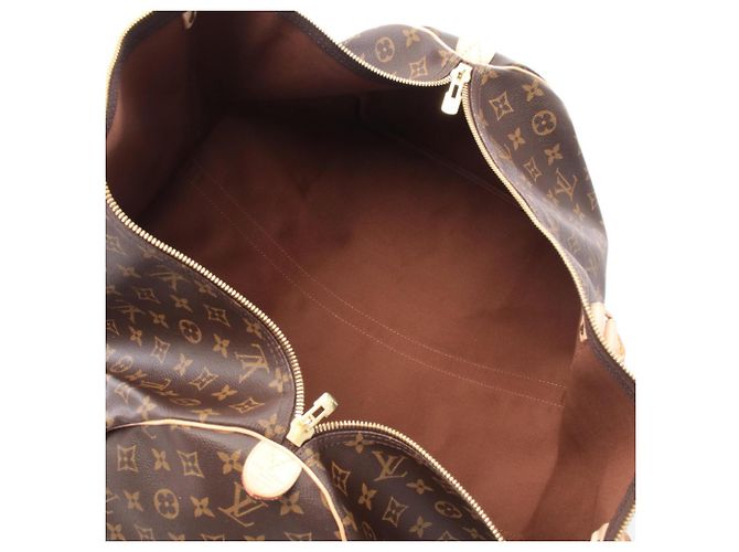 Borsa Boston Keepall 60 Louis Vuitton Marrone - vista 3