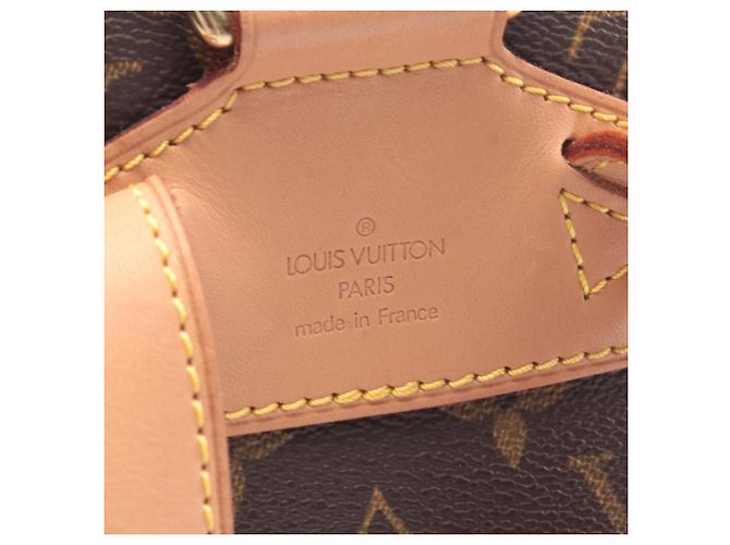 Zaino/borsa Montsouris MM Louis Vuitton Marrone - vista 4
