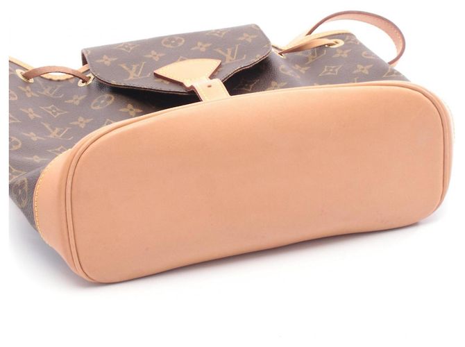 Zaino/borsa Montsouris MM Louis Vuitton Marrone - vista 6