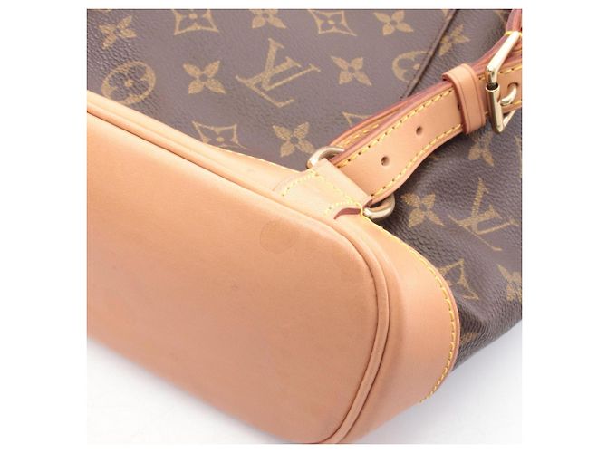 Zaino/borsa Montsouris MM Louis Vuitton Marrone - vista 7