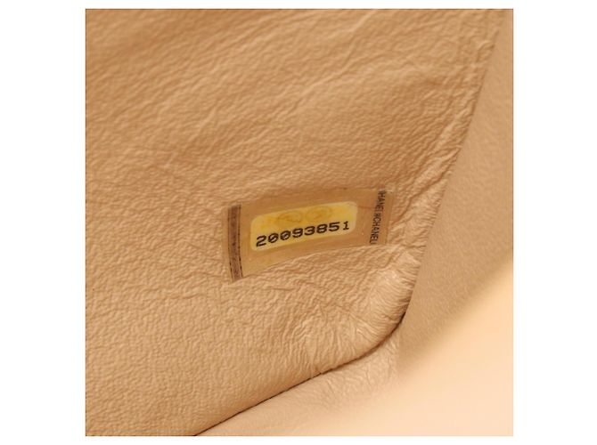 Borsa a Spalla Matelassé Chanel Marrone Beige D'oro - vista 5
