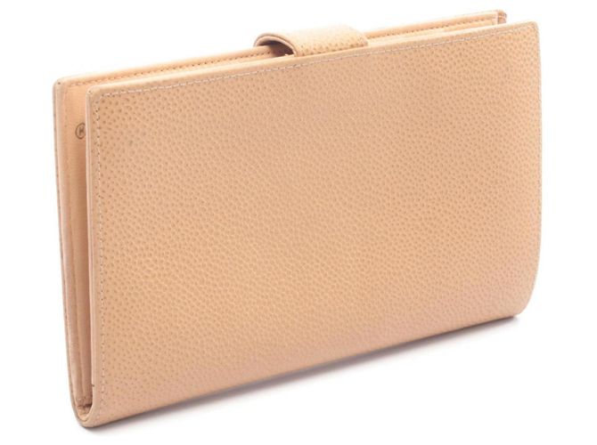 Chanel Coco Mark Bifold Langbörse Beige - Ansicht 2