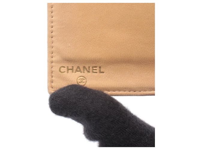 Chanel Coco Mark Bifold Langbörse Beige - Ansicht 5