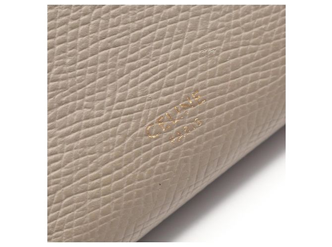 Céline Piccola wallet trifold Celine Beige - vista 4