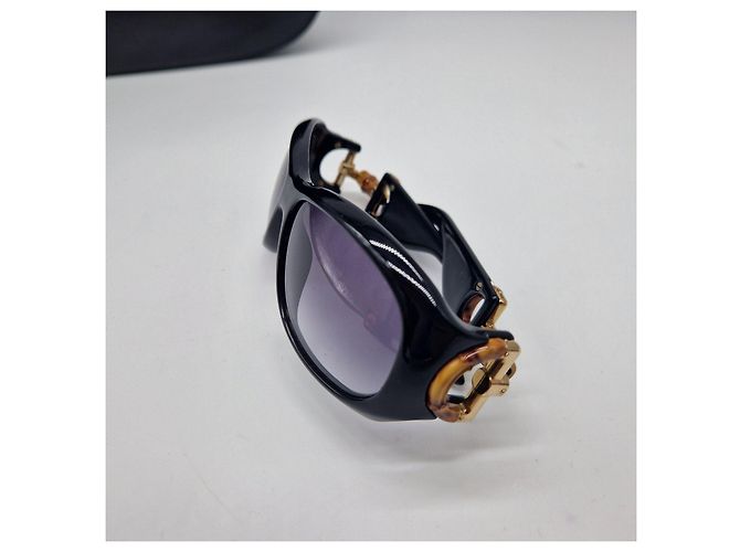 Gafas de sol Gucci Bamboo Negro - vista 4