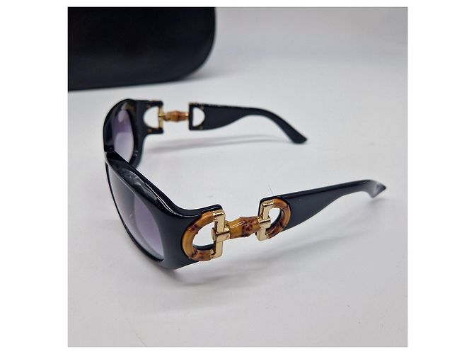 Gafas de sol Gucci Bamboo Negro - vista 6