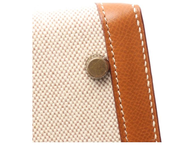 Borsa Hermès Kelly 32 Marrone Beige - vista 9