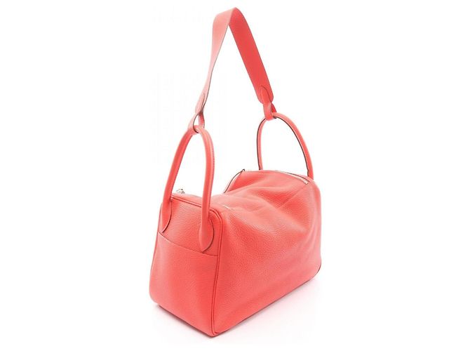 Borsa a Spalla Hermès Lindy 30 Rosa - vista 2