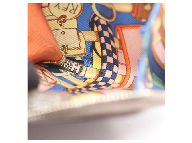 Billetera compacta mini Azap Silkin de Hermès con monedero Castaño Gris - vista 6