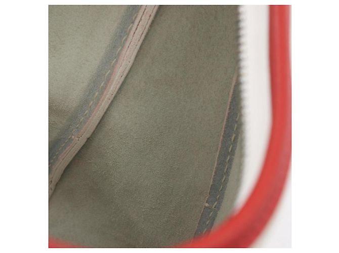 Hermès Trim 31 Schultertasche Weiß Rot - Ansicht 10