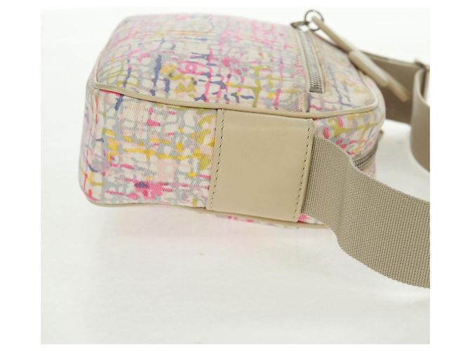 Chanel Vintage Clover Camera Printed Canvas Small Multicolore - vista 4