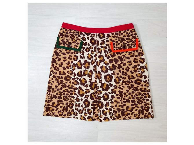 Moschino Cheap And Chic Minigonna leopardata Moschino vintage anni '90 - vista 3