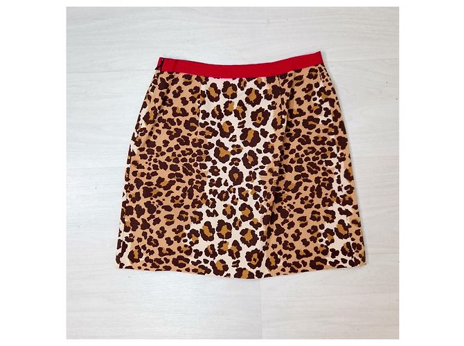 Moschino Cheap And Chic Minigonna leopardata Moschino vintage anni '90 - vista 6