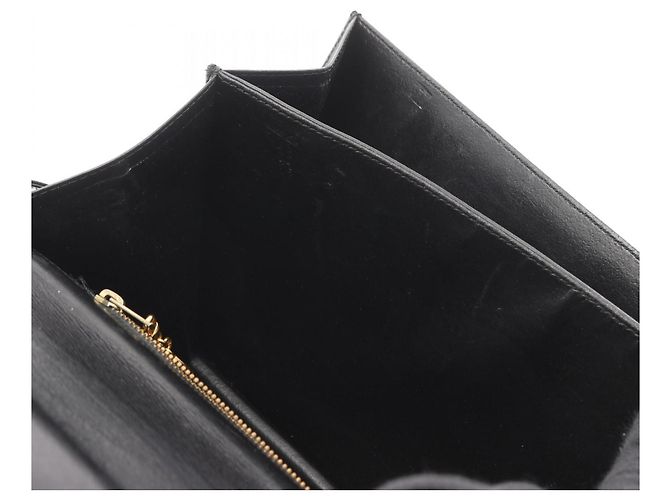 Céline Borsa a Spalla in Pelle Celine Nero - vista 11