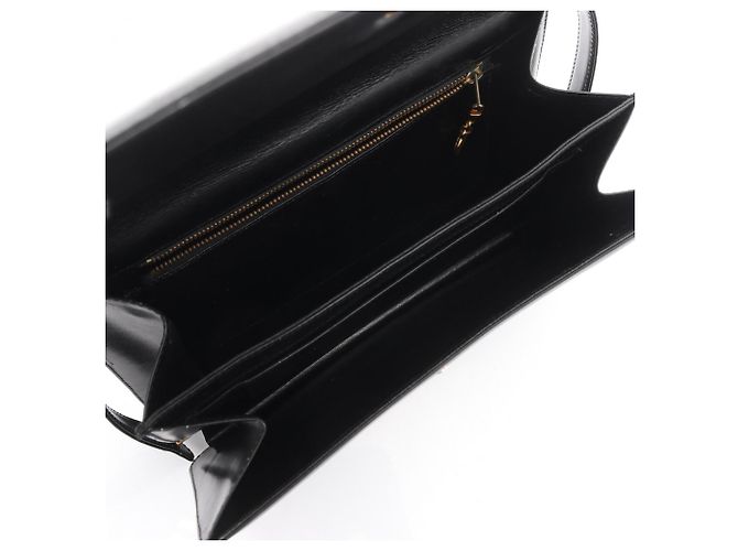 Céline Borsa a Spalla in Pelle Celine Nero - vista 3