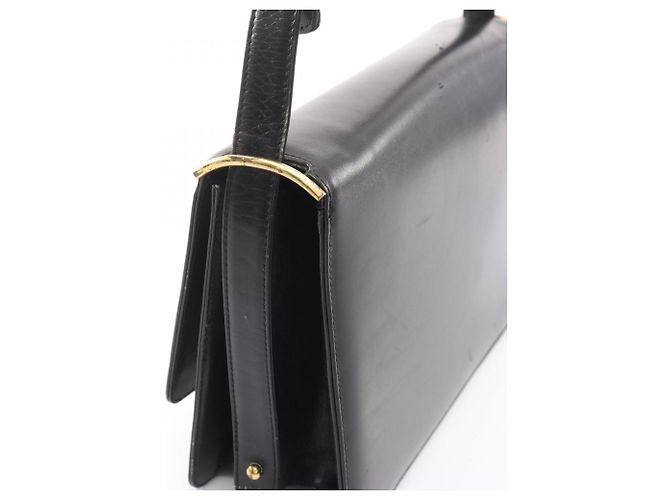 Céline Borsa a Spalla in Pelle Celine Nero - vista 7