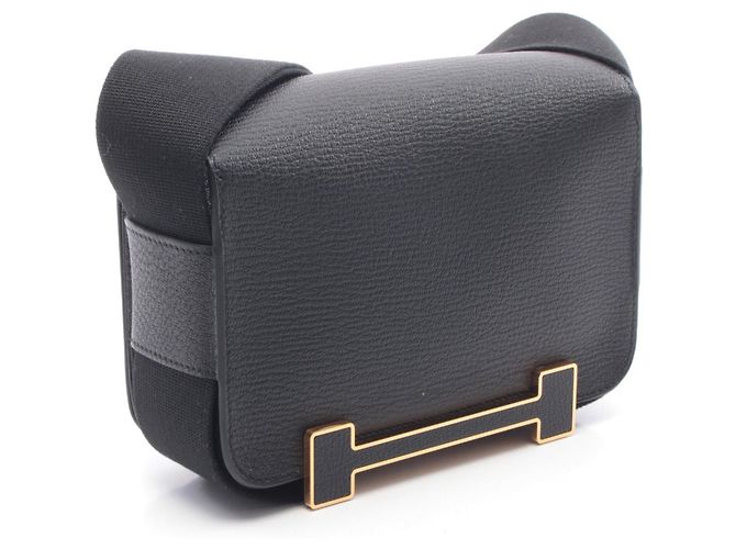 Hermès Geta Schultertasche von Hermes Schwarz - Ansicht 2