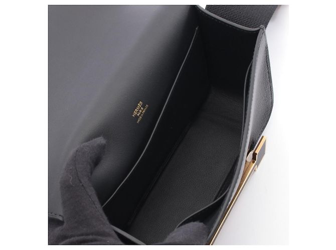 Hermès Geta Schultertasche von Hermes Schwarz - Ansicht 3
