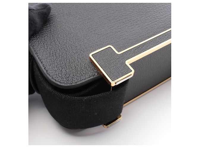 Hermès Geta Schultertasche von Hermes Schwarz - Ansicht 8