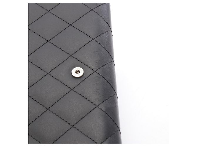 Cartera larga bifold Chanel Cambon Line Negro - vista 11