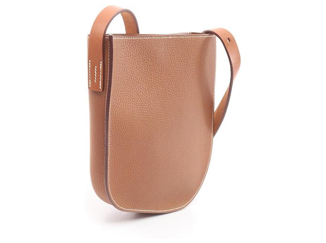 Borsa a Spalla/Mano Hermès Hermès Perspective Cavaliere 21 Marrone D'oro - vista 2
