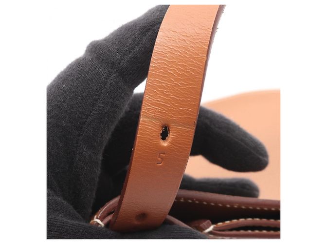 Borsa a Spalla/Mano Hermès Hermès Perspective Cavaliere 21 Marrone D'oro - vista 9