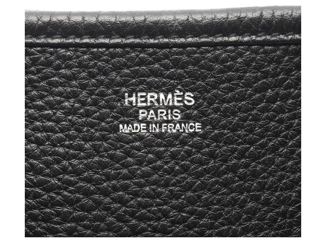 Borsa a Spalla Hermès Evelyn 3 Trois GM Nero - vista 4