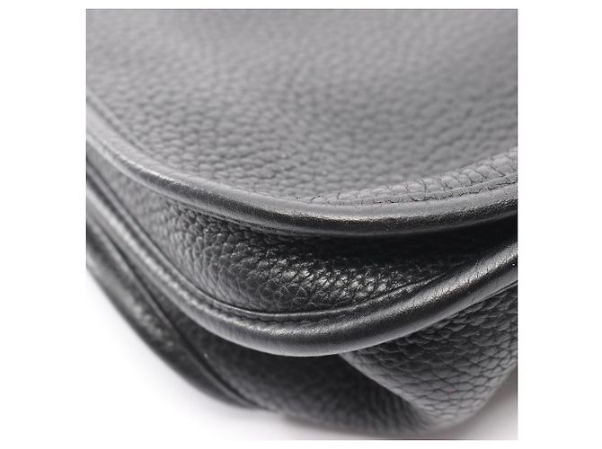 Borsa a Spalla Hermès Evelyn 3 Trois GM Nero - vista 9