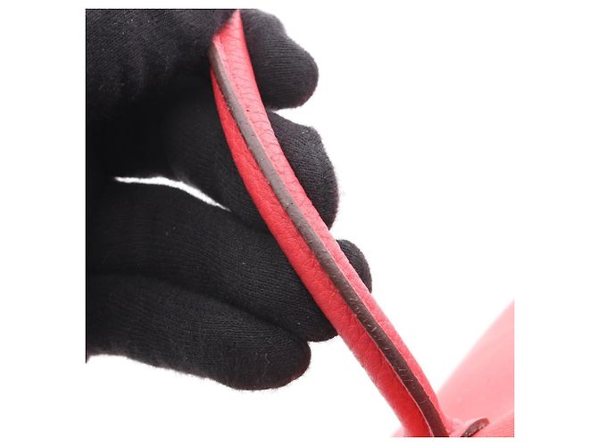 Borsa Tote Hermès Garden Party TPM Rosso - vista 12