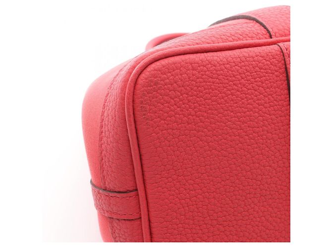 Borsa Tote Hermès Garden Party TPM Rosso - vista 7