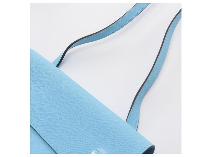 Borsa a Spalla Nap To Go Hermès Blu Blu chiaro - vista 9