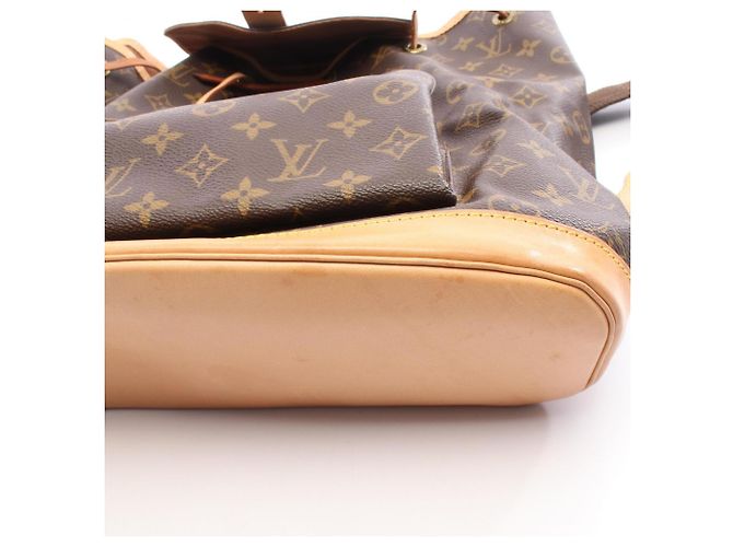 Zaino/borsa Louis Vuitton Montsouris GM Marrone - vista 10