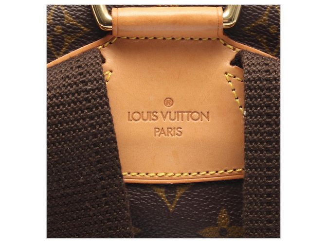 Zaino/borsa Louis Vuitton Montsouris GM Marrone - vista 12