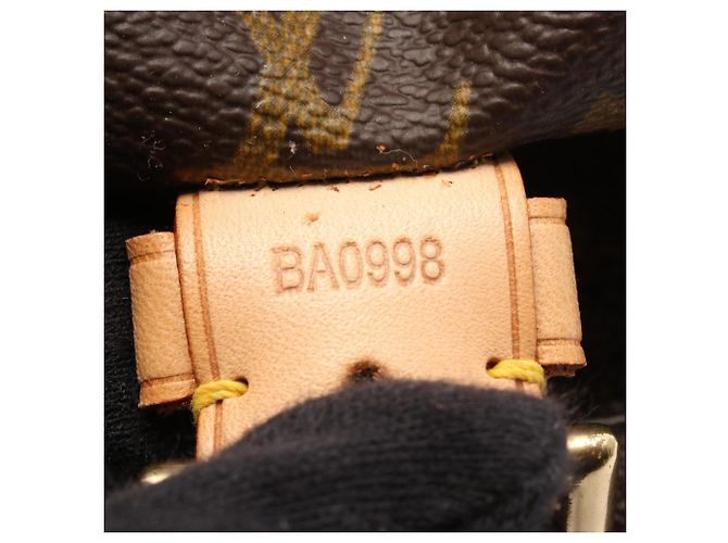 Zaino/borsa Louis Vuitton Montsouris GM Marrone - vista 5