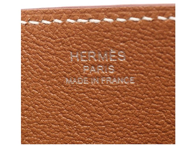 Borsa a Spalla Hermès Hermès Perspective Cavaliere 21 Marrone D'oro - vista 4