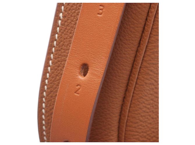 Borsa a Spalla Hermès Hermès Perspective Cavaliere 21 Marrone D'oro - vista 7