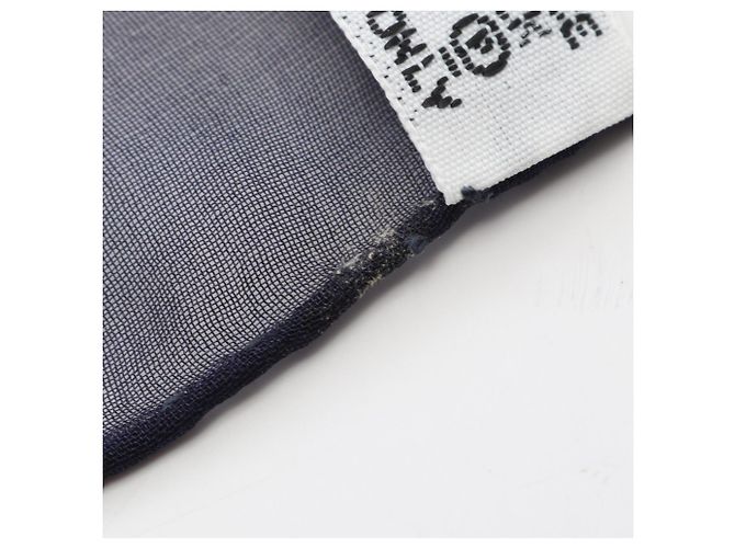 Hermès Carré 140 Foulard in Seta Blu Navy Multicolore - vista 5