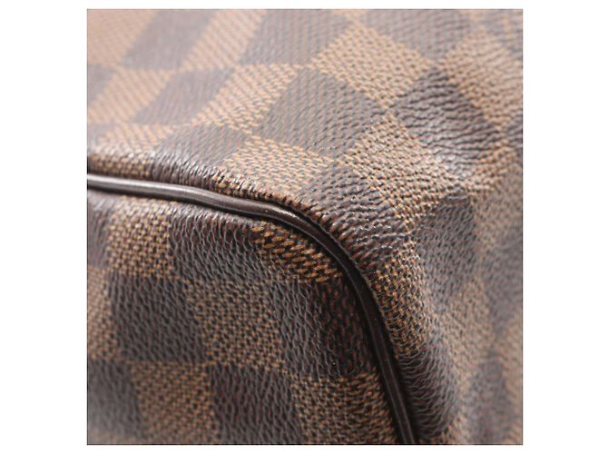 Borsa Louis Vuitton Speedy 30 Marrone Damier ebene - vista 7