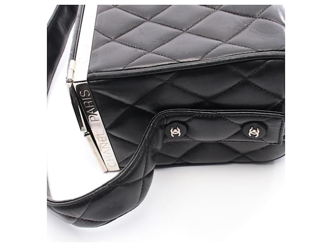 Borsa Matelassé Chanel Nero - vista 6