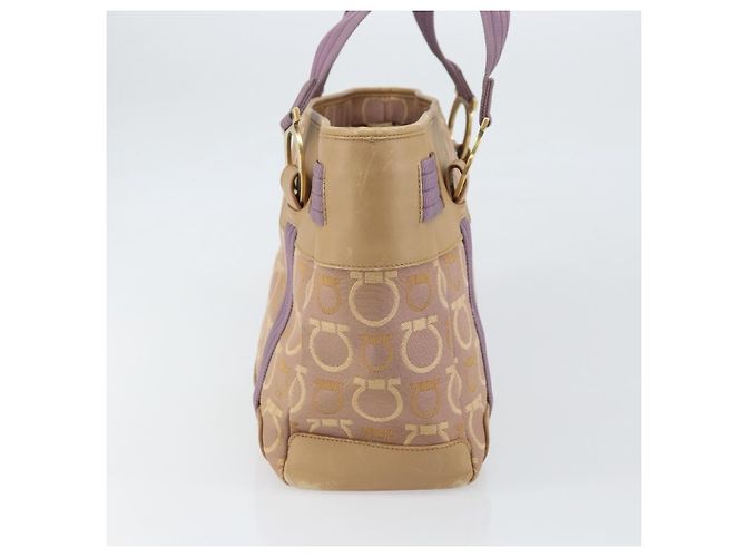 Borsa Gancini in tela Salvatore Ferragamo Porpora - vista 3