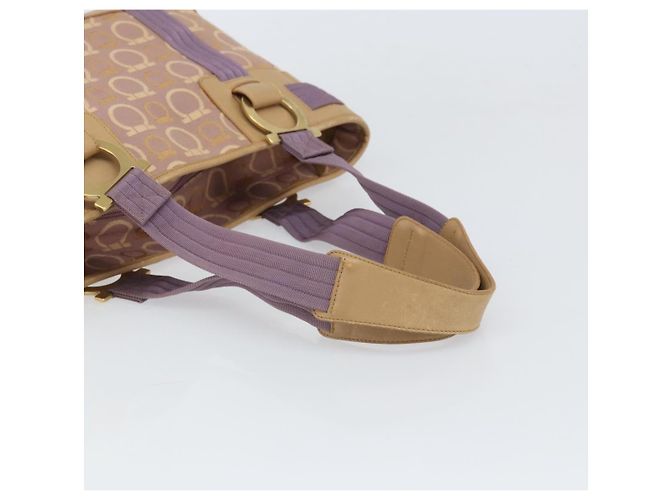 Borsa Gancini in tela Salvatore Ferragamo Porpora - vista 7