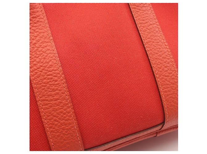 Sac Tote Hermès Garden Party TPM Rouge - vue 13