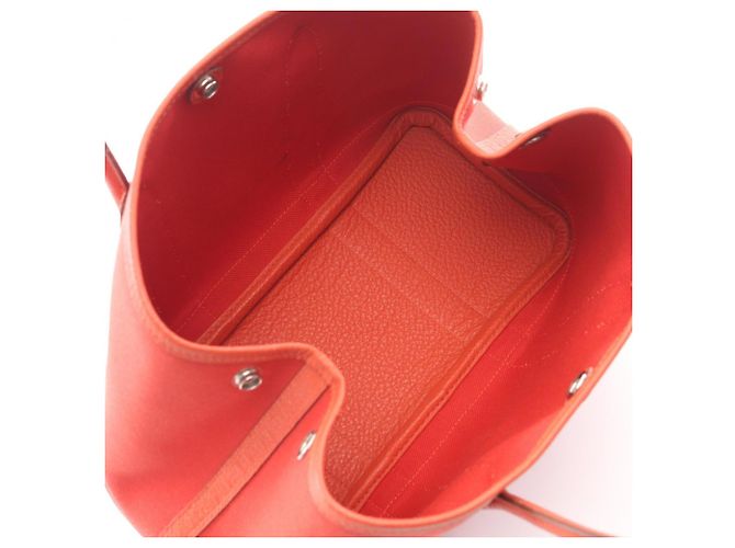 Sac Tote Hermès Garden Party TPM Rouge - vue 3