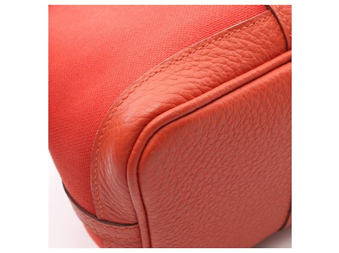 Sac Tote Hermès Garden Party TPM Rouge - vue 7