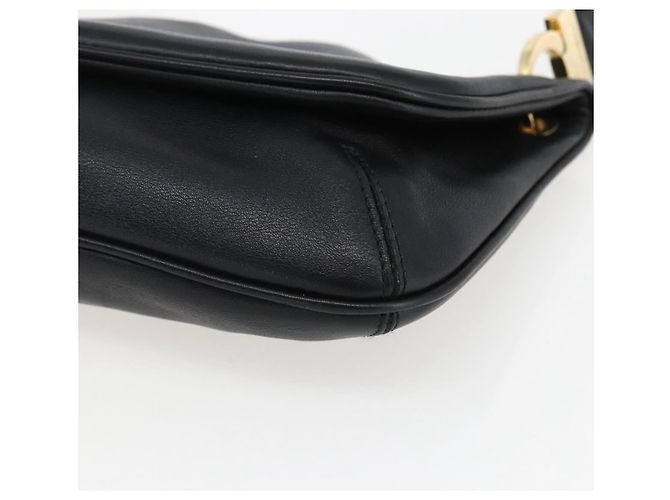 Borsa a Spalla Salvatore Ferragamo in Pelle Oro Nero Auth ka2367 D'oro - vista 14
